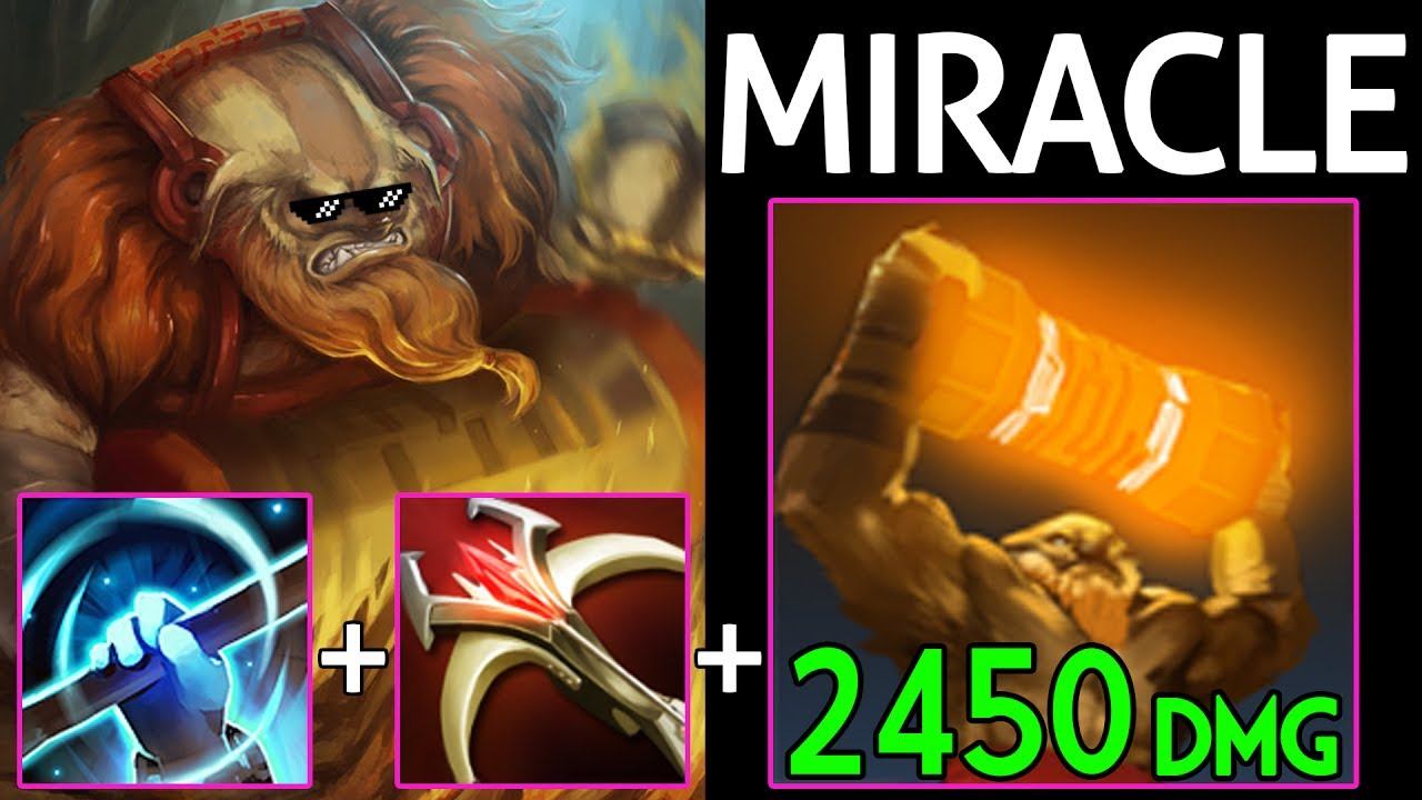 Miracle- Dota 2 [Earthshaker] Ultra Damage Crit - Solo Mid 7.06 смотреть онлайн