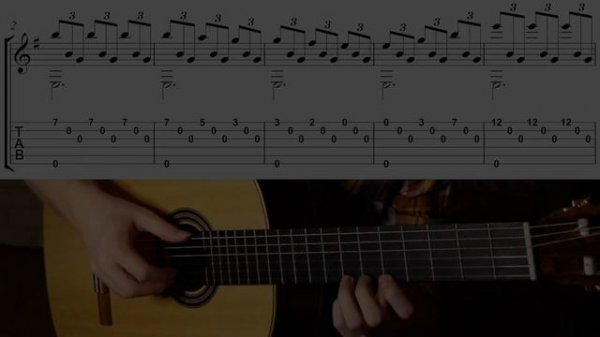 Romance de Amour (Guitar lesson + tab)