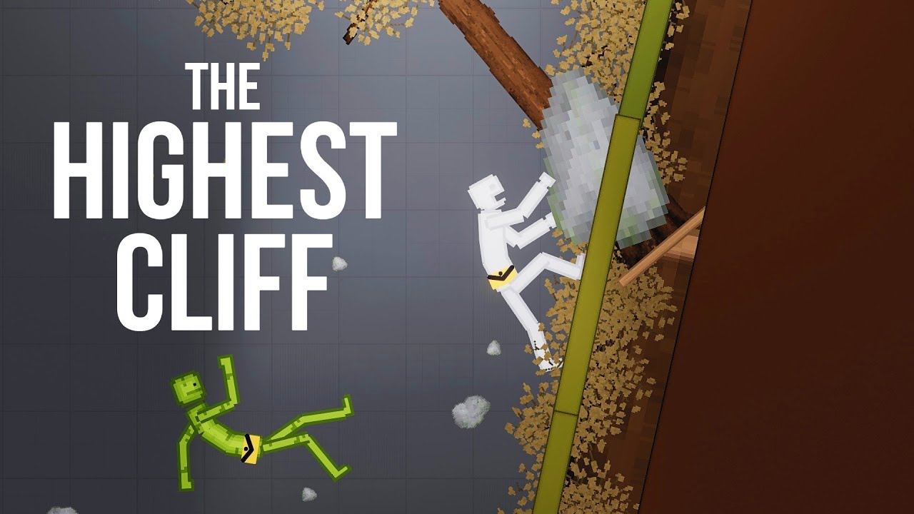 People Playground vs Melon Playground on The Highest Cliff - People Playground 1.26 beta смотреть онлайн