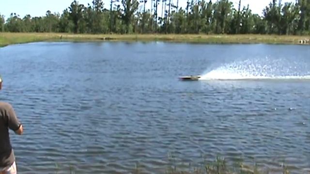 McCulloch Powered R/C boat