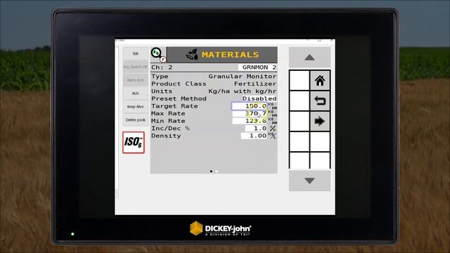 DICKEY-john - ISO6 Corn & Fertilizer Monitor only System Setup смотреть онлайн