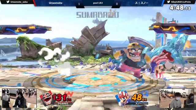 第32回スマバトSP うらおもて(ワリオ) VS スノー(マリオ)予選 -スマブラSP大阪大会 смотреть онлайн