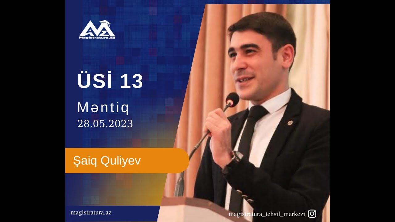 Magistratura.az- ÜSİ 13- Məntiq смотреть онлайн