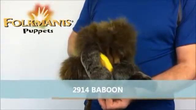 1Toys.dk Bavian hånddukke 2914 Folkmanis Baboon смотреть онлайн
