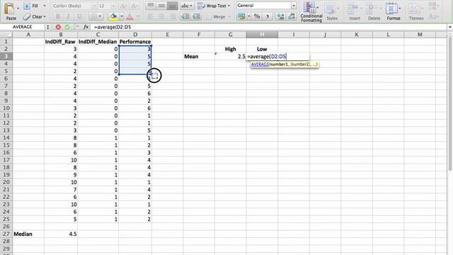 How to do a median split with Excel смотреть онлайн