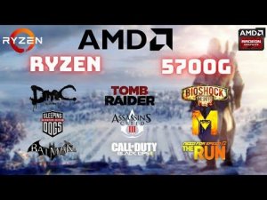 AMD Ryzen 7 5700g Test in 10 Games | AMD Ryzen 7 5700g & 16Gb RAM - PART 3