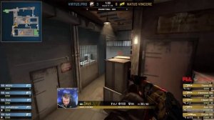 НАВИ ПРОТИВ ВИРТУС ПРО РЕШАЮЩАЯ КАРТА | Navi vs Virtus Pro | Map 3 de_train | CAC 2018