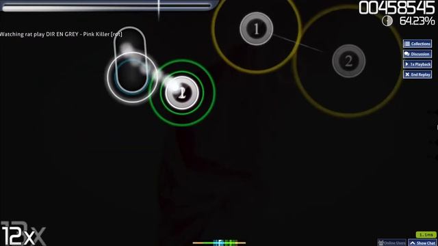 OSU! DIR EN GREY - pink Killer PASS [ALMOST FC!] смотреть онлайн