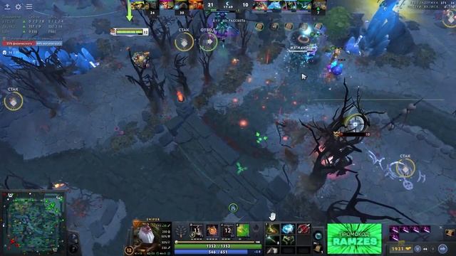 ДОНАТЕРЫ 40 МИН ХЕЙТЯТ RAMZES ПОКА ОН ПЫТАЕТСЯ КЕРРИТЬ ИГРУ ЗА SNIPER | RAMZES DOTA 2 смотреть онлайн