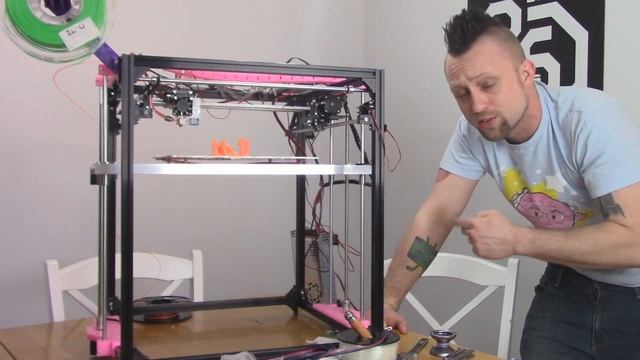 FLSUN F3 cube DIY 3D Printer Kit Unboxing & Review. FLSUN Cube 3d Printer. смотреть онлайн