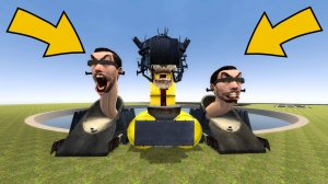 БОССЫ СКИБИДИ ТУАЛЕТЫ - ПИНАЕМ ИХ В БОЛЬШУЮ ЯМУ В - Garry s mod