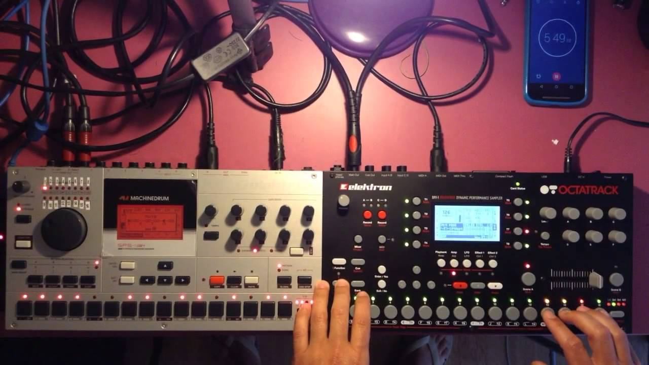 Electronic music Jam #19 JeLuSuNtE Octatrack + Machinedrum смотреть онлайн