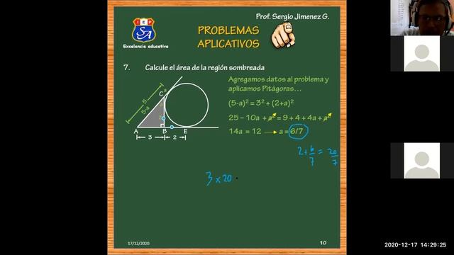 5°SEC PROBLEMAS DE AREAS TRIANGULARES смотреть онлайн