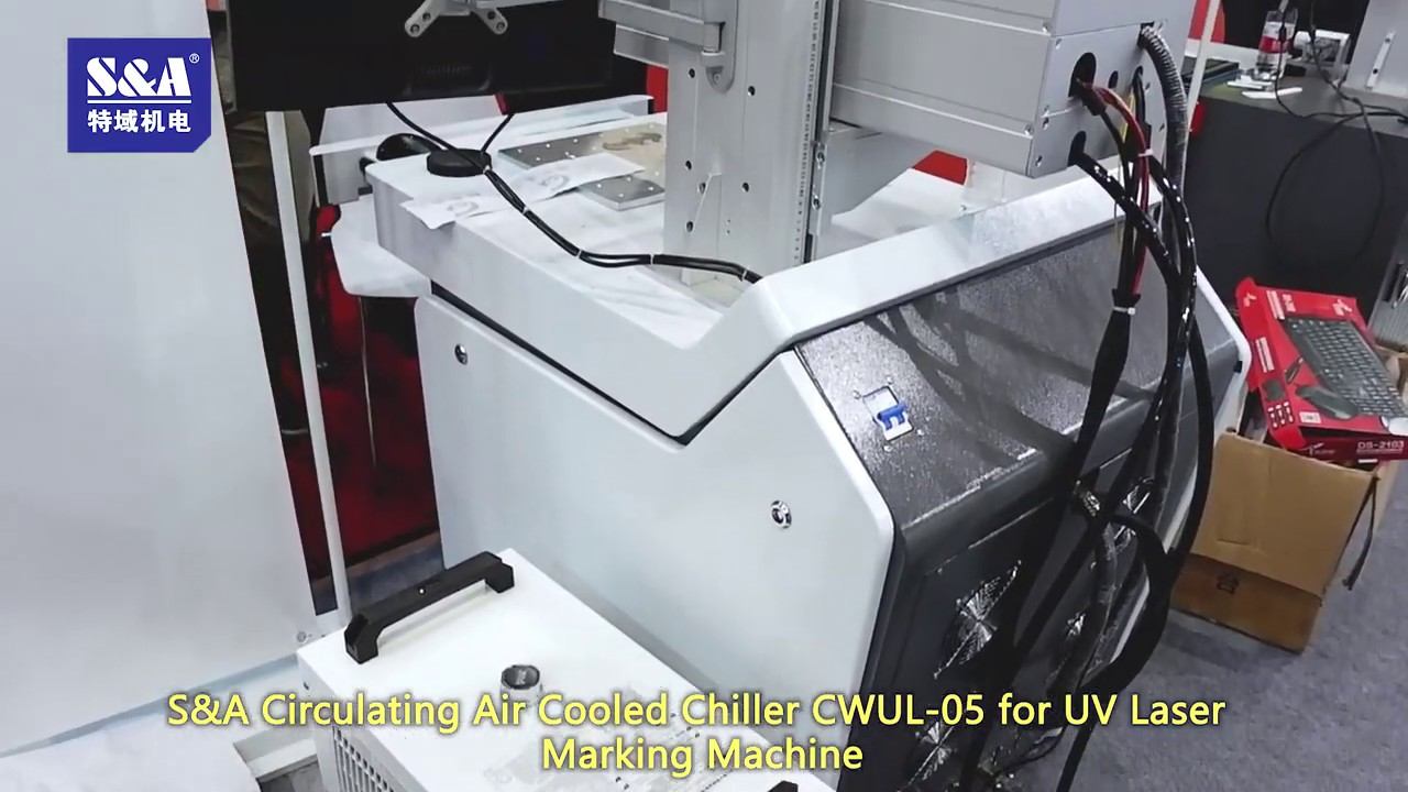 S&A Circulating Air Cooled Chiller CWUL-05 for UV Laser Marking Machine смотреть онлайн