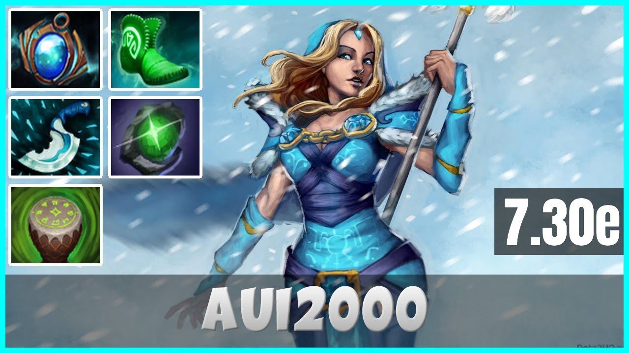 Aui2000 | Crystal Maiden | Dota 2 Full Matche | 7.30e | Dota 2 Learn Gameplay смотреть онлайн