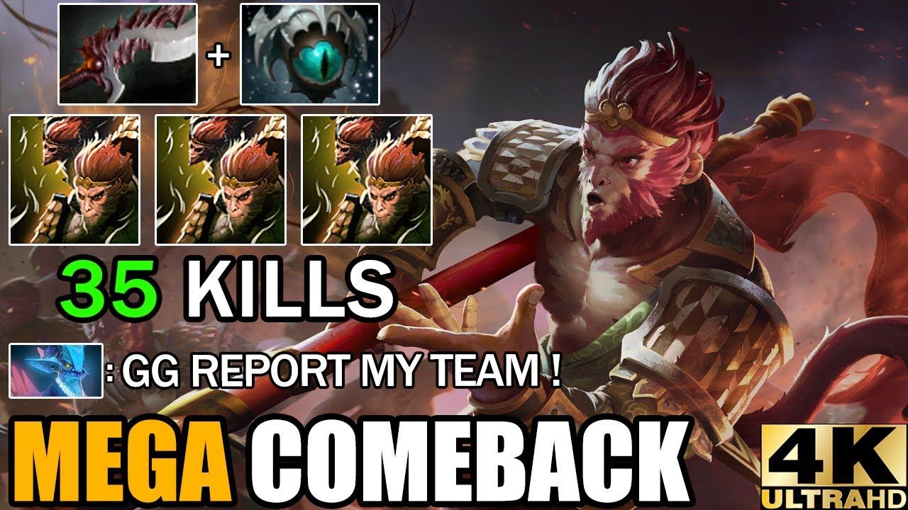 Powerful Aoe Combo Team Monkey King VS Mega Creeps - Epic Comeback Dota 2 Pro Rank Gameplay смотреть онлайн