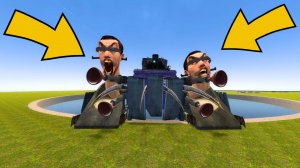 Скибиди туалеты пинаем их в большую яму в Garry s mod