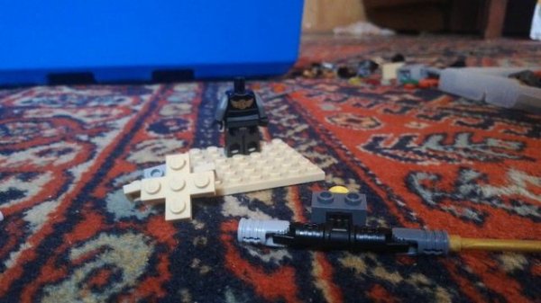 сборка тв мена титана из лего