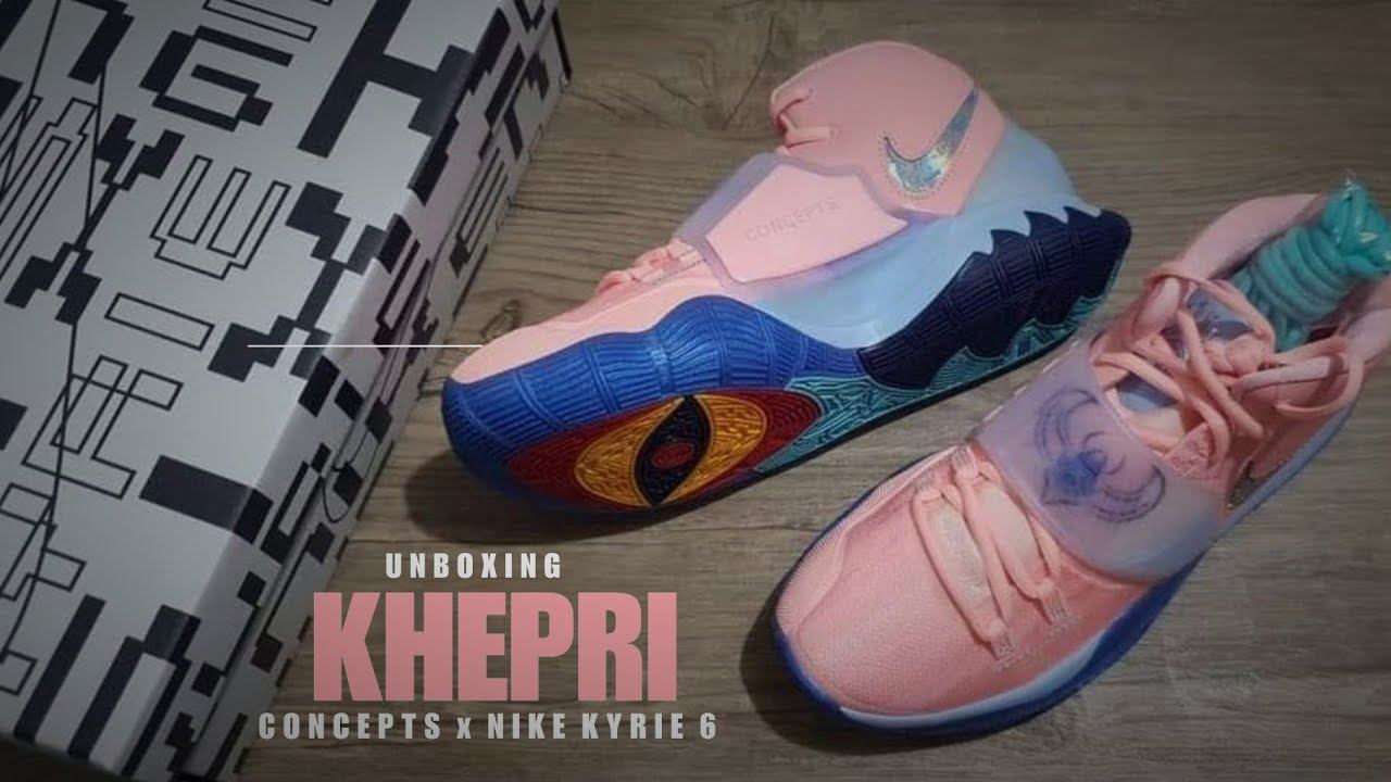 UNBOXING KHEPRI 2019 Concepts x Nike Kyrie 6 смотреть онлайн