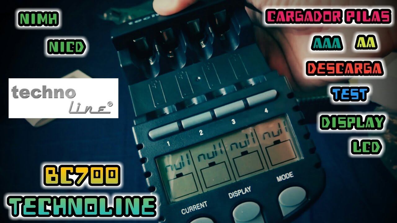 Unboxing Cargador pilas Technoline BC700 Battery Charger смотреть онлайн