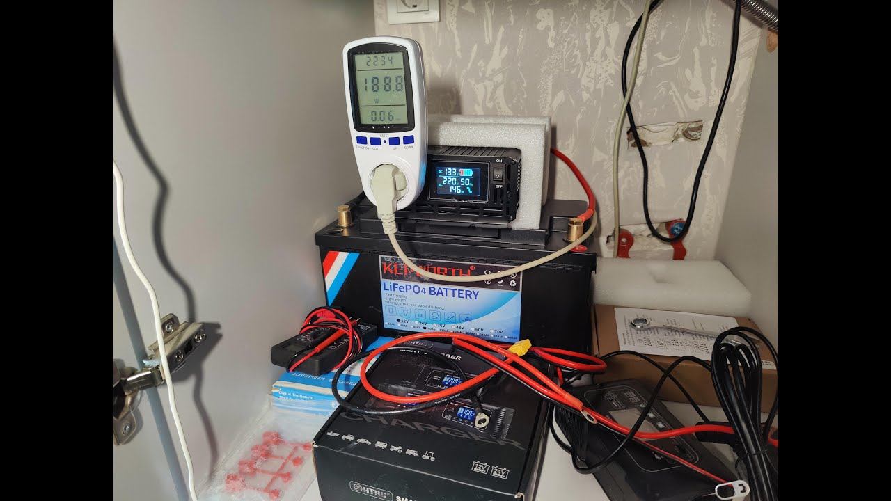 Автономне живлення в квартирі. Версія 1.0 // Bluetti EB3A, акумулятор Kepworth 12v/100ah, Lifepo4 смотреть онлайн