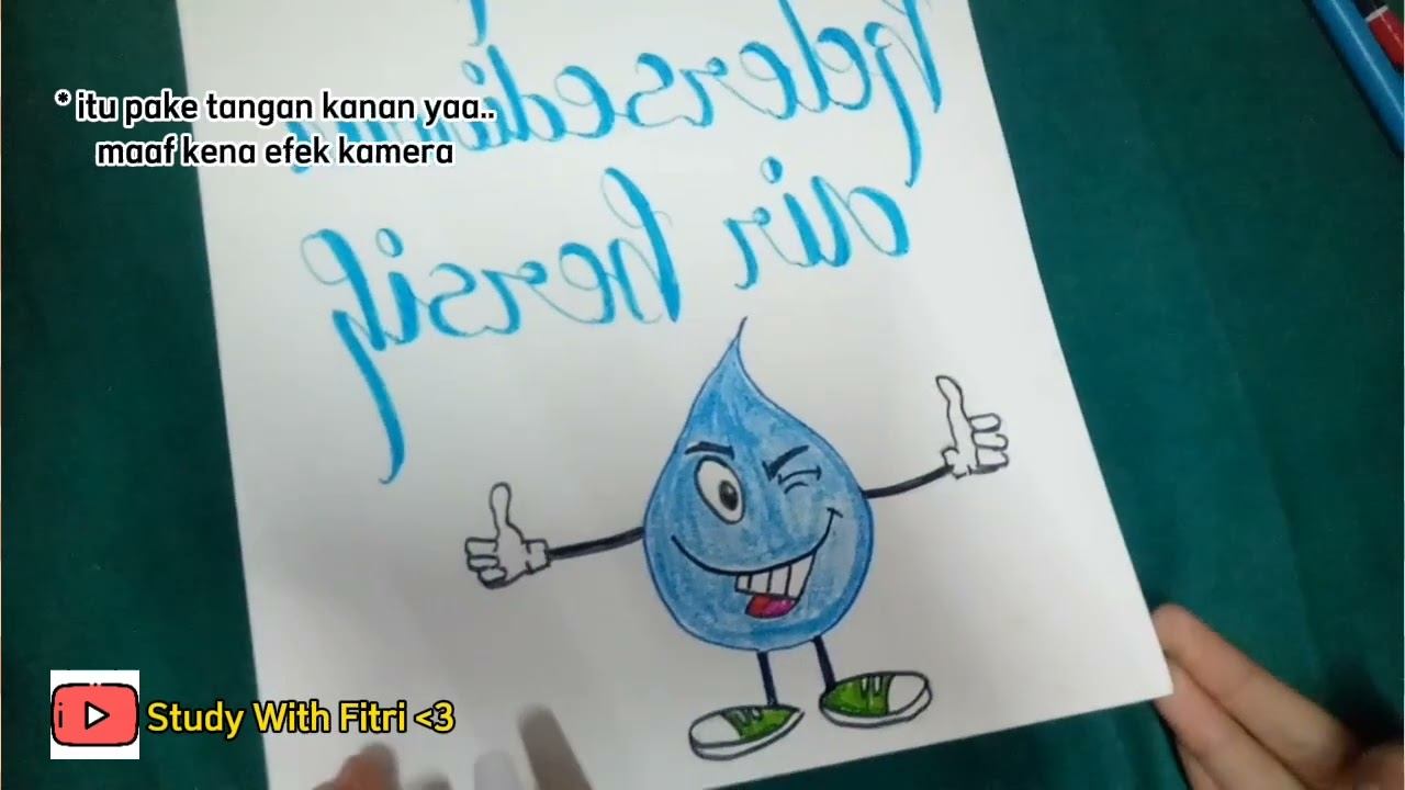 Membuat Buklet MEMELIHARA KETERSEDIAAN AIR BERSIH | Fitri смотреть онлайн