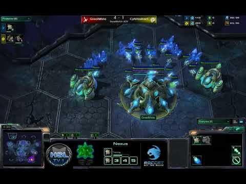 Roccat HSL Greek Showmatch #4 GreatMista(Z) Vs CyNAbstract(P) SET6 Shakuras Plateau смотреть онлайн