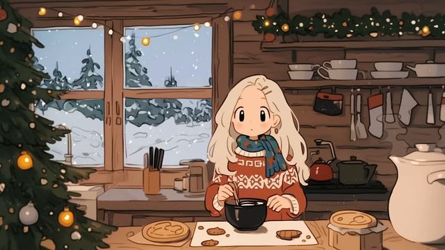 Winter relax atmosphere 🎅 LO-FI CHILL music смотреть онлайн