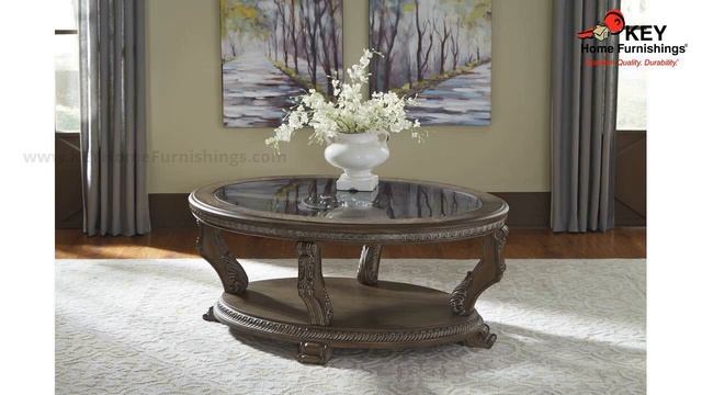 Ashley Charmond Dining Room Table (APK-D803-55) | KEY Home