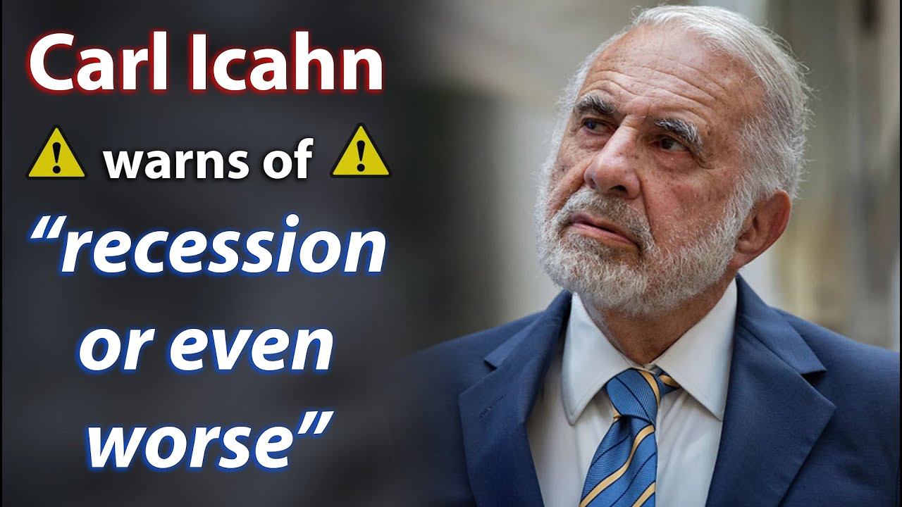 Carl Icahn warns of a "recession or worse" on rate hikes and inflation. Why? Analysis смотреть онлайн