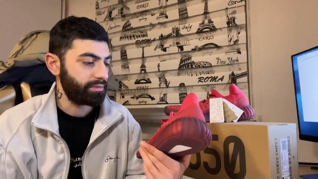 Yeezy 350 V2 Compact Slate Red Deutsch Review, On Feet, Resell Prediction. German Review смотреть онлайн