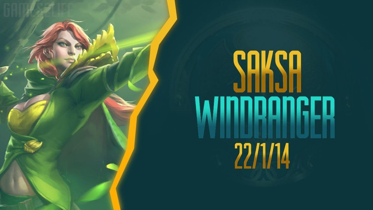Saksa Windranger 22/1/14 Dota 2 смотреть онлайн