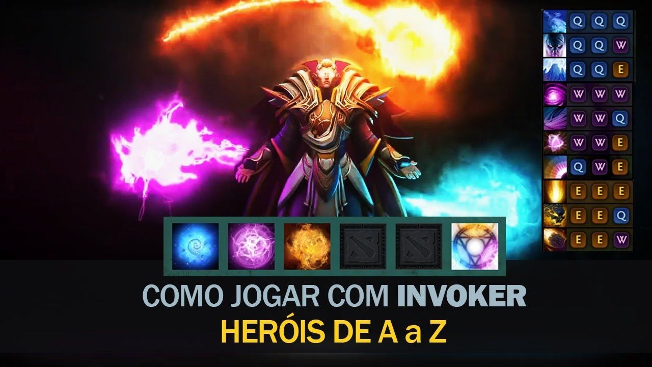 Como jogar de Invoker Dota 2 7.27d - heróis e suas habilidades de A a Z - #021 смотреть онлайн