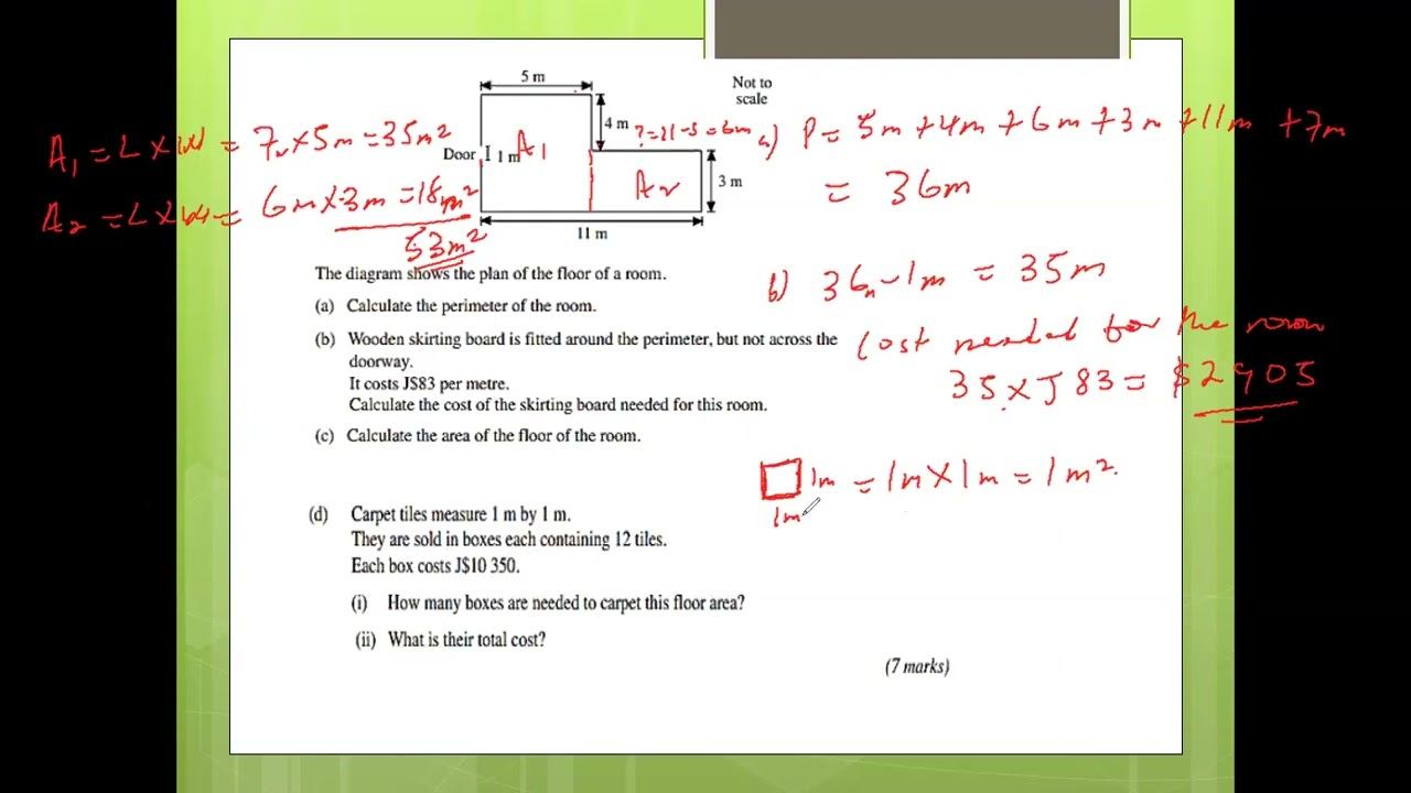 Perimeter and area of plane shapes смотреть онлайн