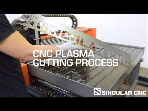 CNC Plasma Cutting Process - Singular CNC PM50 смотреть онлайн