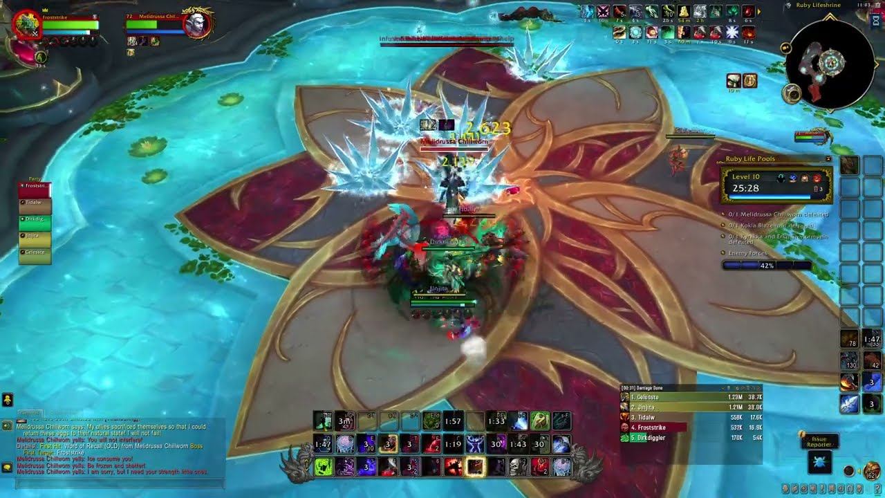 +10 Ruby Life Pools - Thundering Quaking Raging Fortified - Blood DK PoV - Dragonflight Beta смотреть онлайн