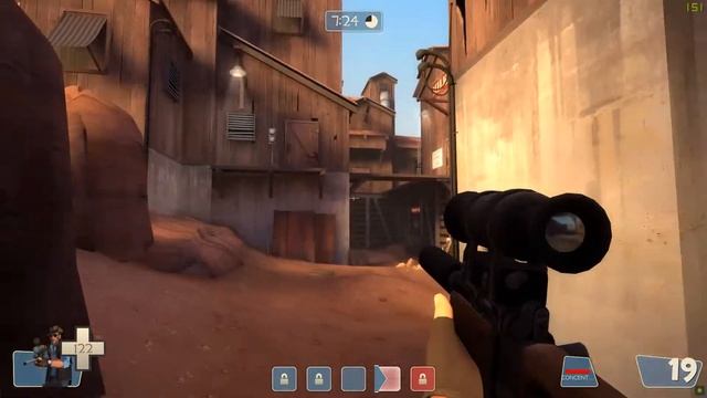 Team Fortress 2 [Sniper Gameplay] смотреть онлайн