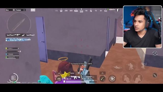 INDIA vs INTERNATIONAL BEST 1v4 IN THE WORLD in PUBG Mobile/BGMI смотреть онлайн