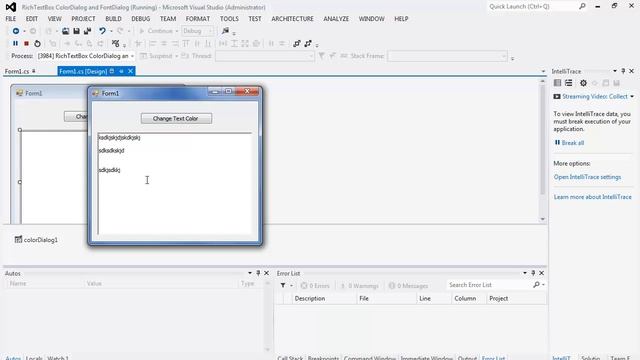 53. برمجة الواجهات - RichTextBox, ColorDialog, FontDialog смотреть онлайн