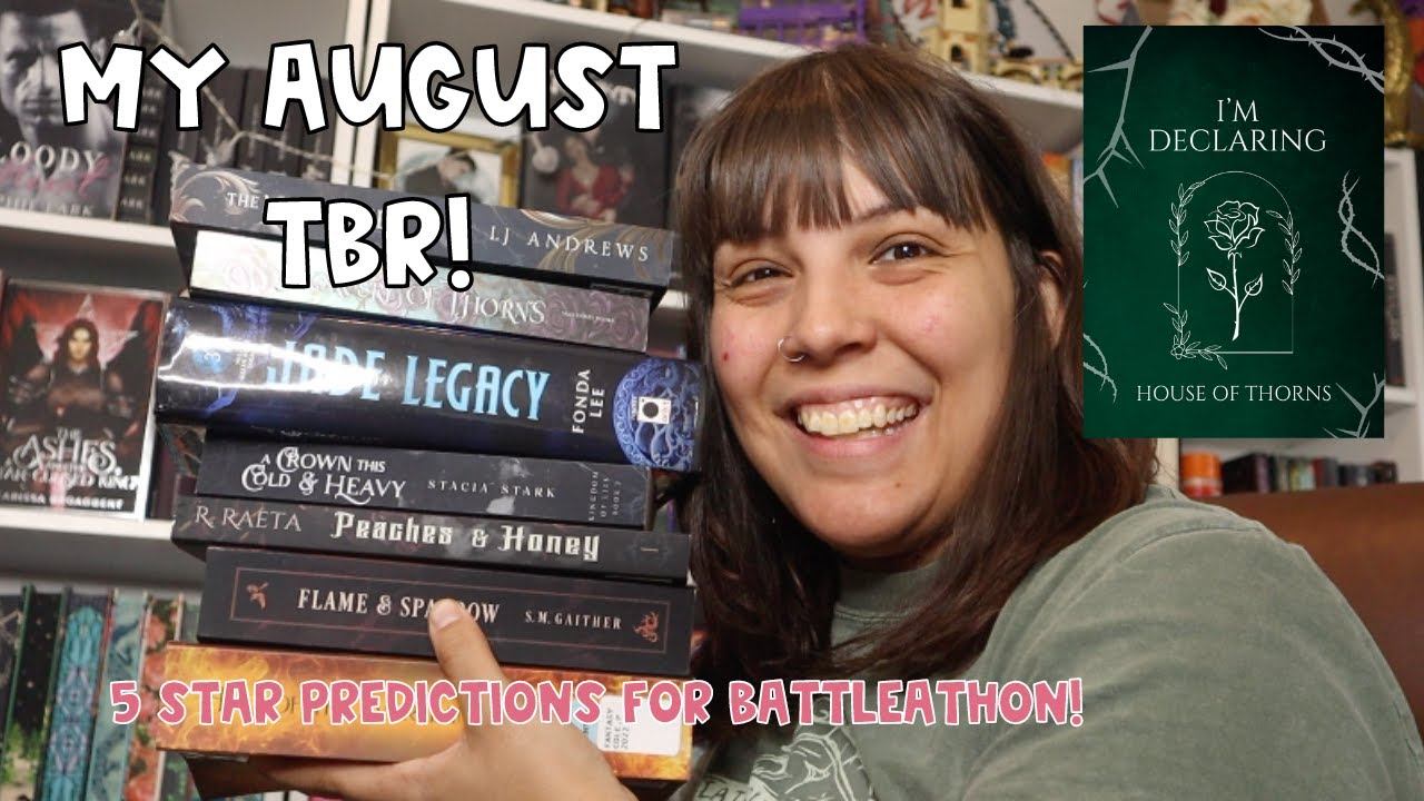 The One With My Aug 2024 TBR | Battleathon & 5 Star Predictions! смотреть онлайн