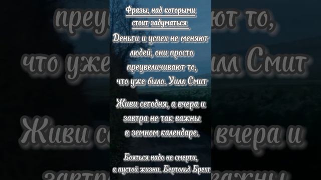 Фразы, над которыми стоит задуматься →_→ смотреть онлайн
