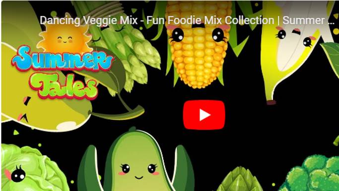 Dancing Veggie Mix - Fun Foodie Mix Collection _ Summer Tales