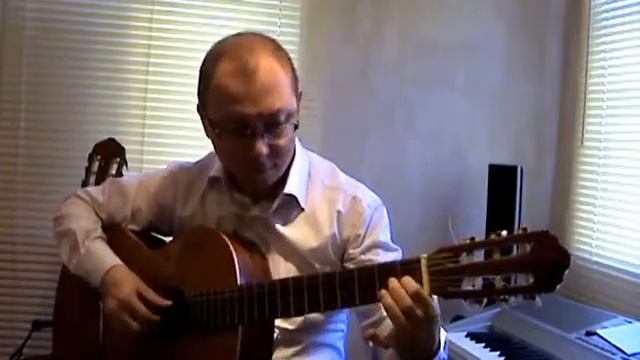 Гори, гори, моя звезда - приятная мелодия на гитаре смотреть онлайн