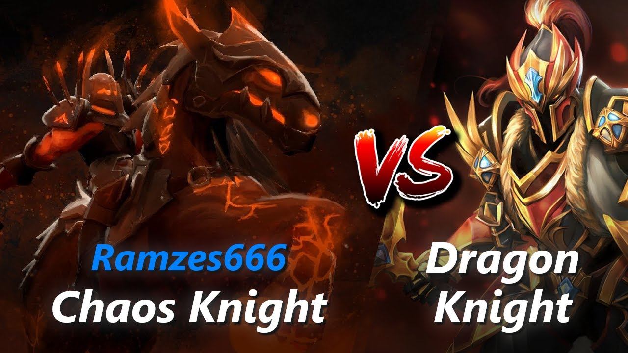 Ramzes666 safelane Chaos Knight vs Dragon Knight/Skywrath Mage | First 10 minutes смотреть онлайн