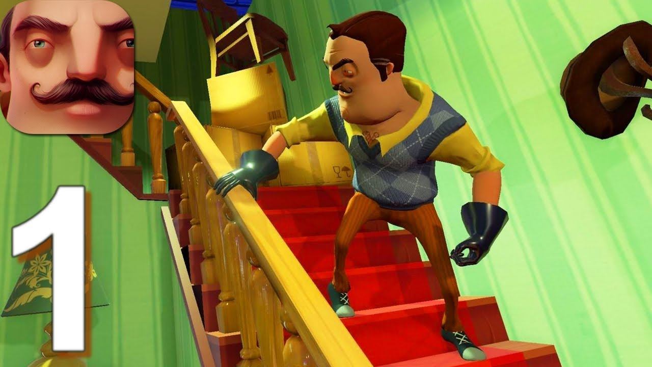 Hello Neighbor - Gameplay Walkthrough Part 1 (Android,iOS) смотреть онлайн