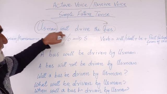 Lecture 61 Active voice and passive voice (Simple Future Tense) |Azad Academy bjr| смотреть онлайн