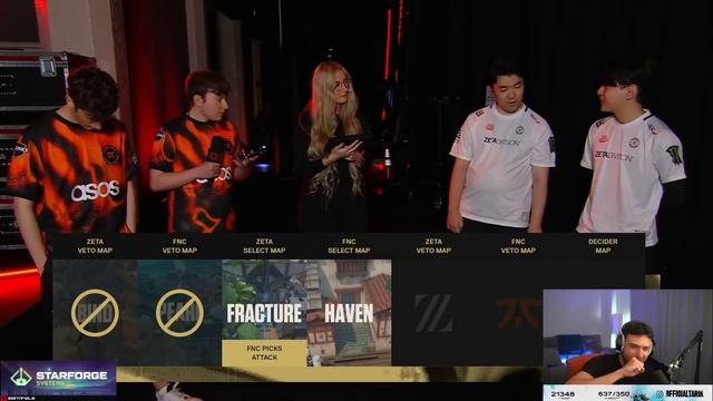 LONGEST Map VETO In Valorant HISTORY || FNATIC Vs ZETA