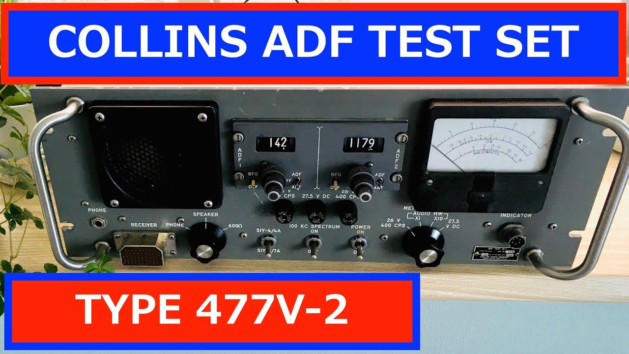 Collins ADF Test Set Type 477V-2 смотреть онлайн