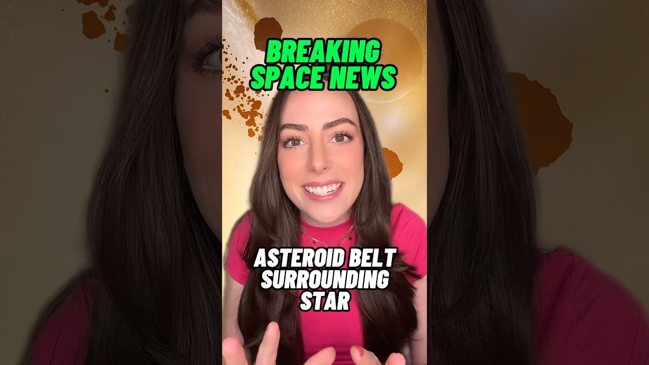 JWST IMAGED AN ASTEROID BELT AROUND ANOTHER STAR!