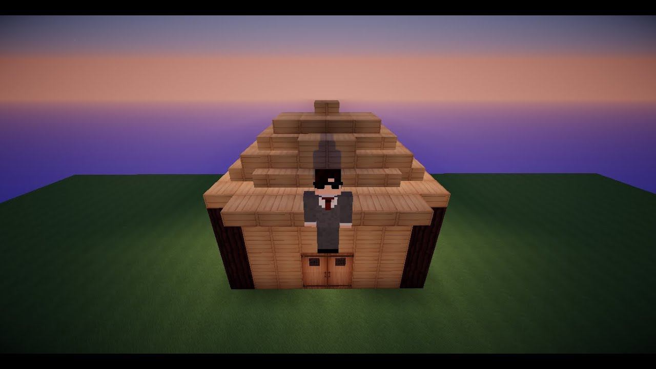 Minecraft Build Tutorial|Wood Cabin w/KingClark5 смотреть онлайн